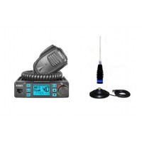  Pachet Statie Radio CB Avanti Delta 2 ASQ 2020 Export reglabila 4-10-20 Watti cu Antena ML145