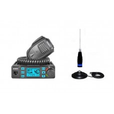  Pachet Statie Radio CB Avanti Delta ASQ Export reglabila 4-10-20 Watti cu Antena ML145